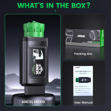 Load image into Gallery viewer, ANCEL HD210 Heavy Duty Truck Scanner for Volvo Speed Limit &amp; Idle Reset Tool