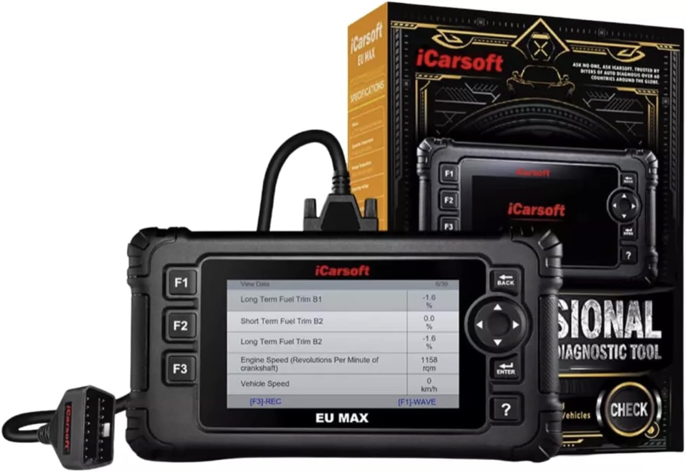 iCARSOFT EU MAX OBD2 Scanner Full ECU & System Coverage European Car scanner Secondary image