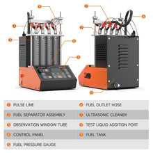 Load image into Gallery viewer, ANCEL ANJ400 Fuel Injector Cleaner Tester GDI EFI Ultrasonic 4-Cylinder Machine