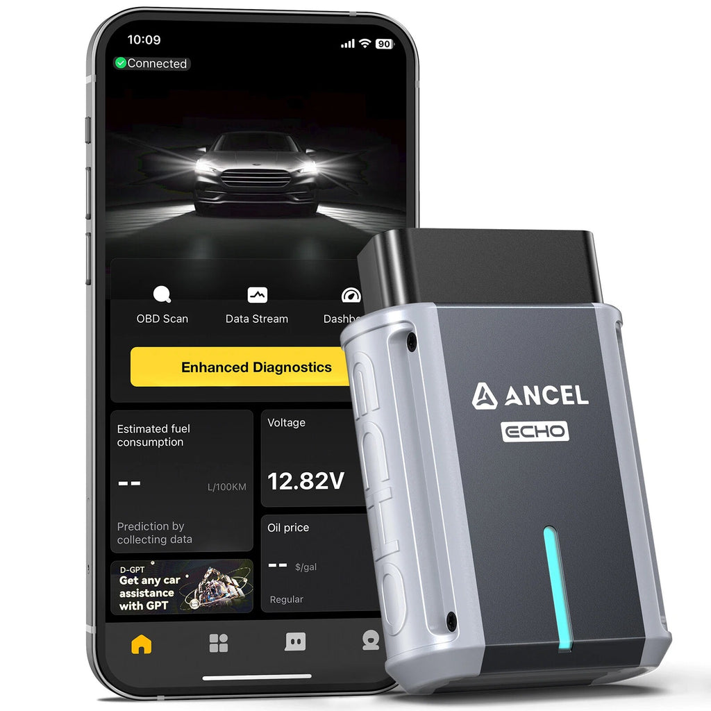 ANCEL Echo OBD2 Scanner Bluetooth All System Diagnostic Tool for iOS Android