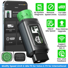 ANCEL HD210 Heavy Duty Truck Scanner for Volvo Speed Limit & Idle Reset Tool