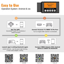 Load image into Gallery viewer, FOXWELL FW601 Elm327 Obd2 Scanner Code Reader WiFi Car Diagnostic Tool IPad