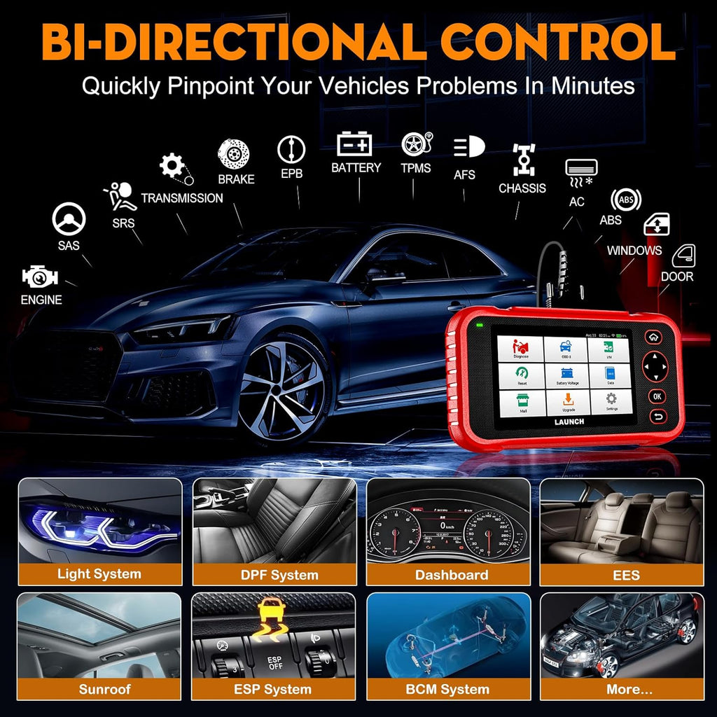 LAUNCH CRP123E PLUS OBD2 Diagnostic Full Automotive Scan Tool Vehicle Code Reader
