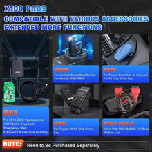 Load image into Gallery viewer, Xtool X100 Pad OBD2 Diagnostic Scan Tool IMMO key Programming Automotive Scanner