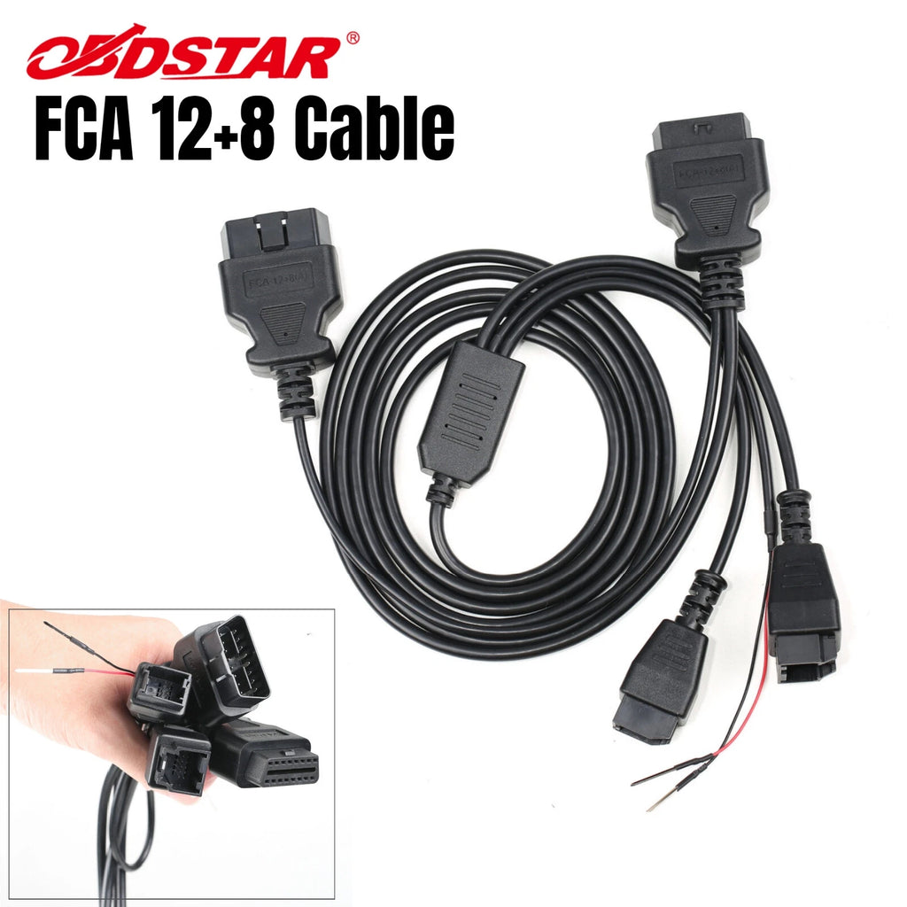 OBDSTAR FCA 12+8 Cable Chrysler Fiat Alfa X300 DP Plus PRO4 OdoMaster 2018+
