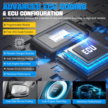 Load image into Gallery viewer, XTOOL IP919 Automotive Diagnostic Scanner ECU Coding OBD2 Topology FCA AutoAuth