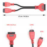 12+8 Pin Universal connector cable For Chrysler MSCHRY128 IM608 / Launch X431 V
