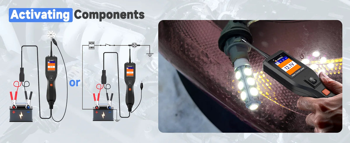 ANCEL PB50 12V/24V Power Probe Automotive Circuit Tester Electrical Diagnostic