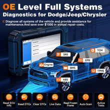 Load image into Gallery viewer, XTOOL IP500 Automotive Scanner For Chrysler/Jeep/Dodge Auto OBD2 Scan Tool FCA AutoAuth