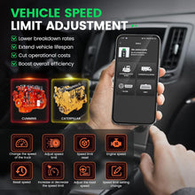 Load image into Gallery viewer, ANCEL HD200 Truck Scanner Bluetooth Tool for Cummins CAT OBD2 Speed Reset Code