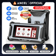 Load image into Gallery viewer, ANCEL DS100 OBD2 Scanner ABS SRS Engine TCM Code Reader with 7 Reset Services