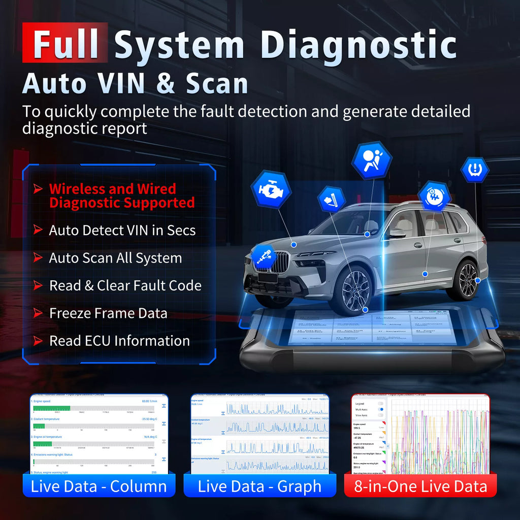 XTOOL D9MAX J2534 ECU Coding And Programming Automotive Best OBD2 Scanner