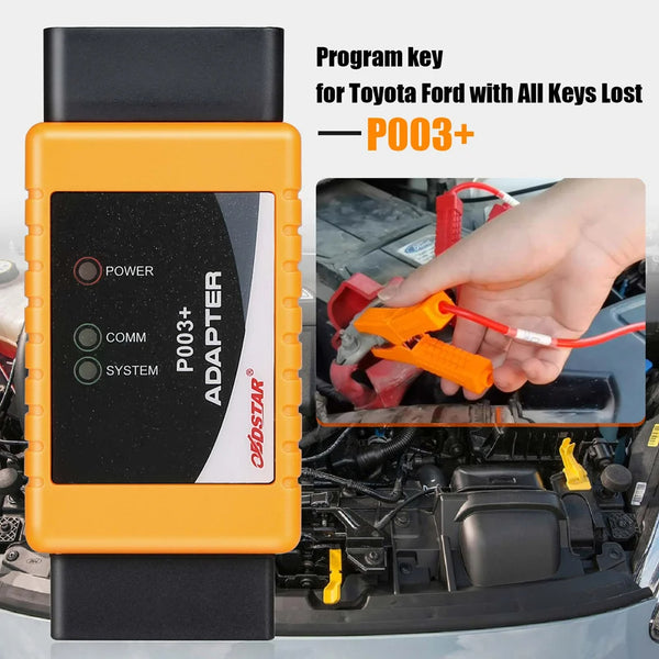 OBDSTAR P002 Adapter Set for Toyota 8A Ford All Keys Lost X300 DP Plus Tool