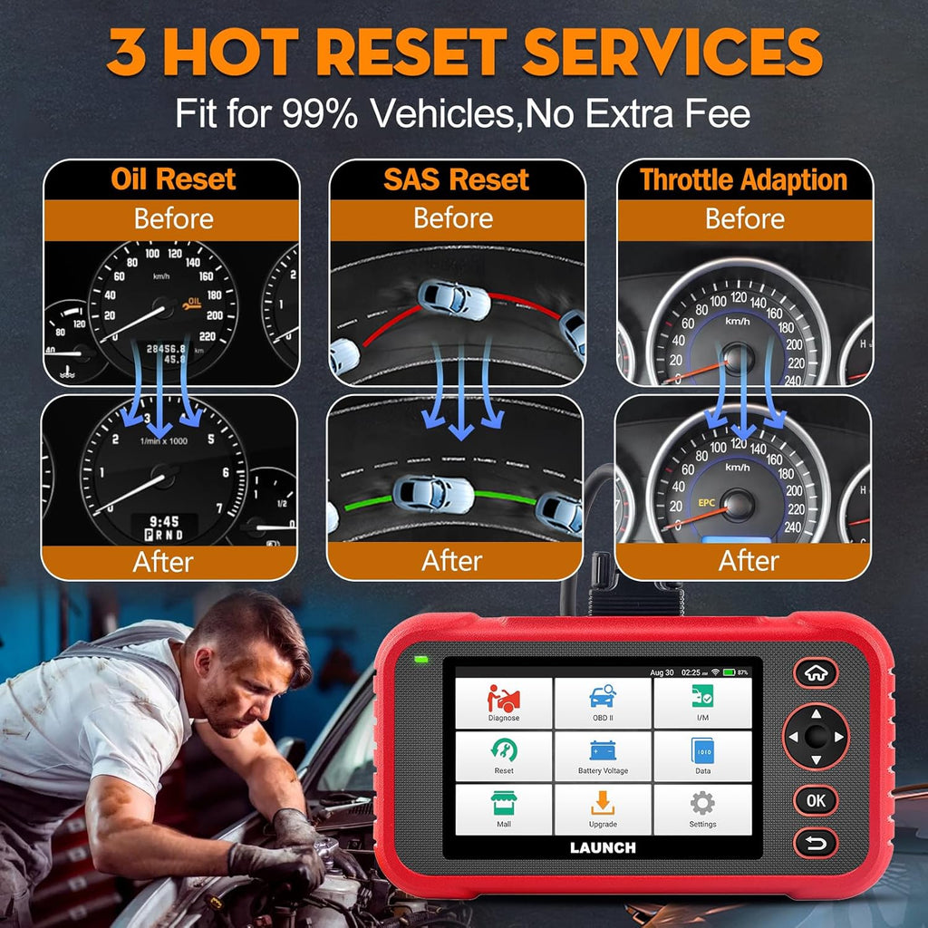 LAUNCH CRP123E PLUS OBD2 Diagnostic Full Automotive Scan Tool Vehicle Code Reader