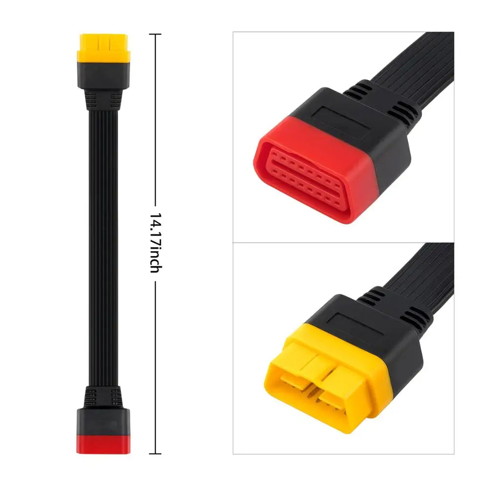 Launch OBD2 Extension Cable 16 Pin Male To Female FOR V/V +/PRO /PRO 3/Easydiag