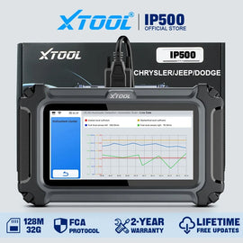 XTOOL IP500 Automotive Scanner For Chrysler/Jeep/Dodge Auto OBD2 Scan Tool FCA AutoAuth