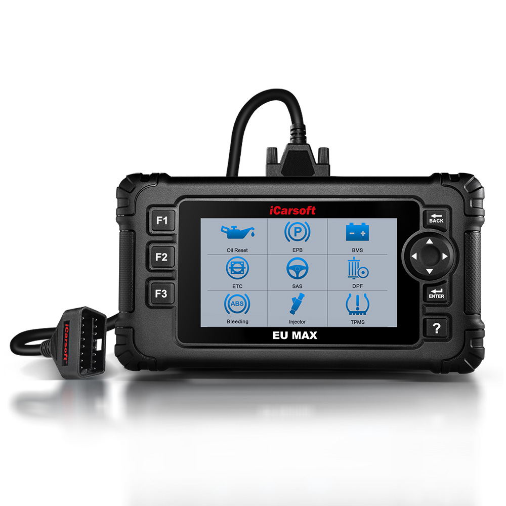 iCARSOFT EU MAX OBD2 Scanner Full ECU & System Coverage European Car scanner