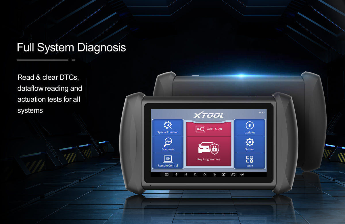 XTOOL InPlus IK618E Key Programmer – 7-Inch OBD2 Diagnostic Tool with 30+ Services