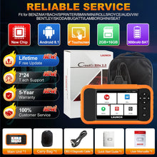 Load image into Gallery viewer, 2025 LAUNCH X431 Creader Elite 2.0 BBA Bmw Scan Tool, VW Audi OBD2 Scan Tool