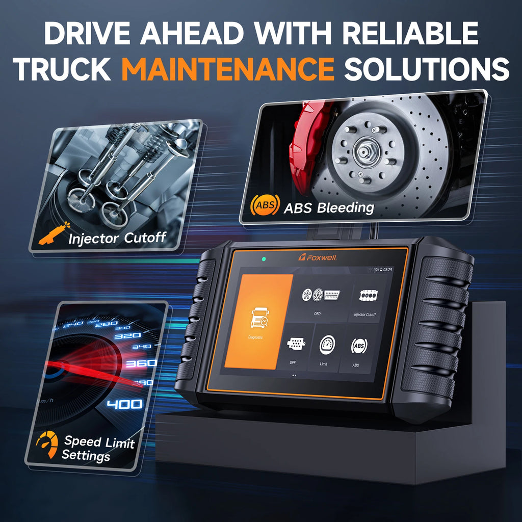 FOXWELL HD500 Heavy Duty Truck Scanner With DPF Regen ABS SRS OBD2 Scanner