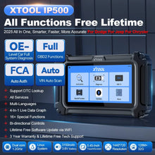 Load image into Gallery viewer, XTOOL IP500 Automotive Scanner For Chrysler/Jeep/Dodge Auto OBD2 Scan Tool FCA AutoAuth