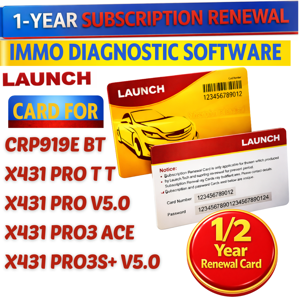 LAUNCH X431 IMMO Software Update Service 1-2 Year CRP919E PRO V5 PRO3 ACE