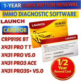 LAUNCH X431 IMMO Software Update Service 1-2 Year CRP919E PRO V5 PRO3 ACE