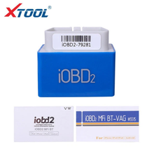 Load image into Gallery viewer, XTOOL iOBD2 MFi Bluetooth Diagnostic Fault Code Reader Fits VW AUDI Android iOS