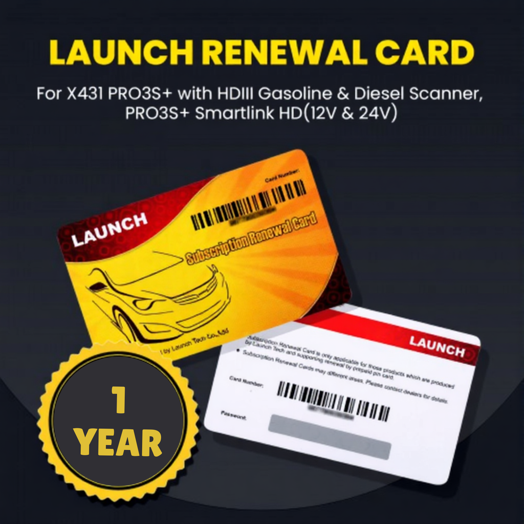 Launch X431 PRO3S+ HDIII Smartlink HD 1-Year Gasoline & Diesel Update Subscription