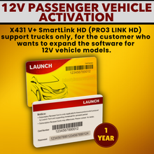 Load image into Gallery viewer, One Year Update Subscription for Launch X431 PAD III PAD V Passenger Cars