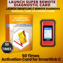 Load image into Gallery viewer, 50 Times LAUNCH SmartLink C Super Remote Activation for X431 PAD V/VII PRO5