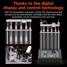 Load image into Gallery viewer, ANCEL ANJ400 Fuel Injector Cleaner Tester GDI EFI Ultrasonic 4-Cylinder Machine