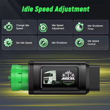 Load image into Gallery viewer, ANCEL HD200 Truck Scanner Bluetooth Tool for Cummins CAT OBD2 Speed Reset Code