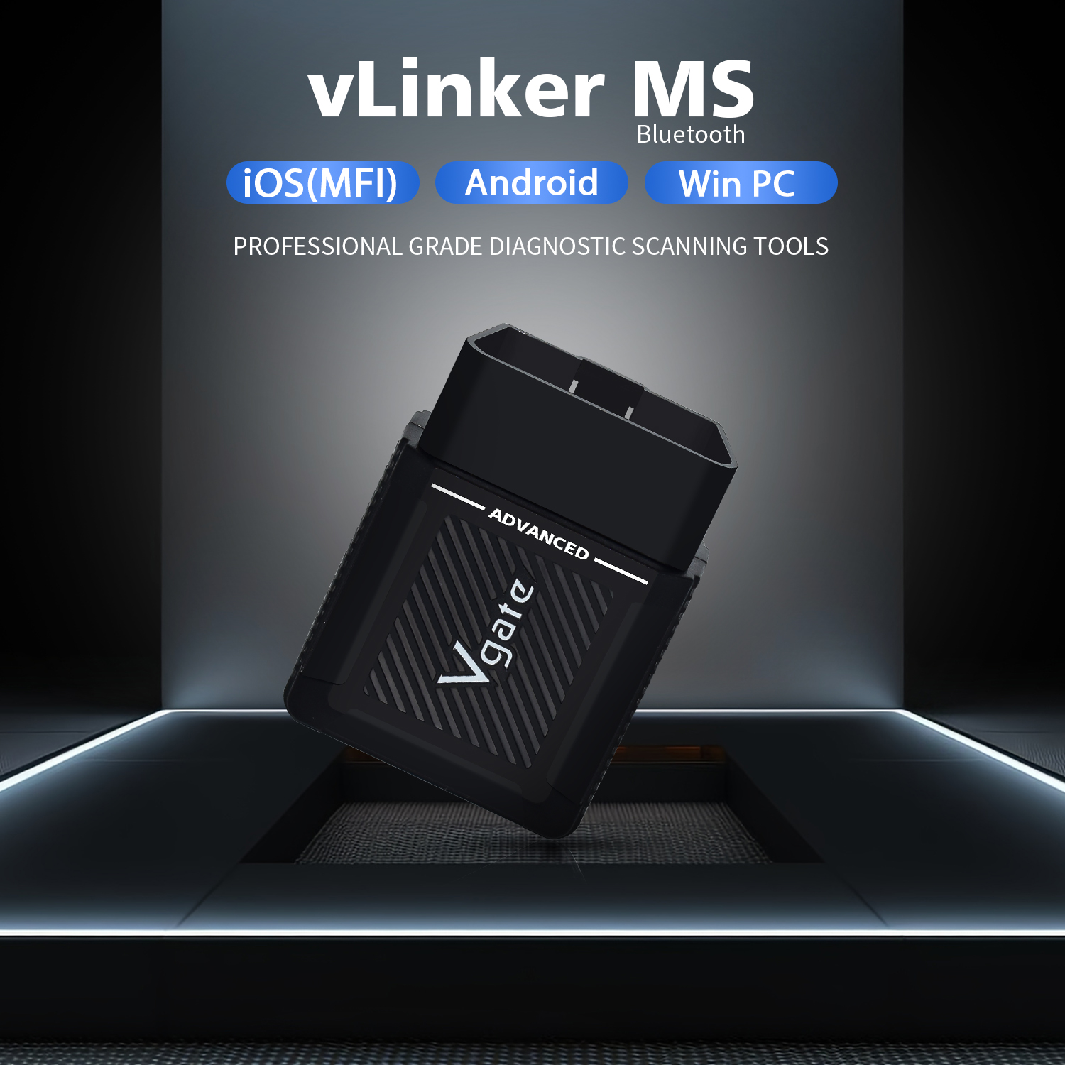 Vgate vLinker MS Upgrade ELM327 Bluetooth Support iOS/PC/Android Car Scanner OBD Auto Diagnostic Tool OBD2 Scan ELM327 Secondary image