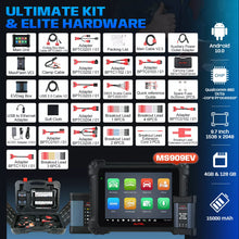 Load image into Gallery viewer, 2025 Autel MaxiSYS MS909EV EV Diagnostic Scanner w/ EVDiag Box, ECU Coding, 40+ Services