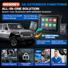 Load image into Gallery viewer, 2025 Autel MaxiSYS MS909EV EV Diagnostic Scanner w/ EVDiag Box, ECU Coding, 40+ Services
