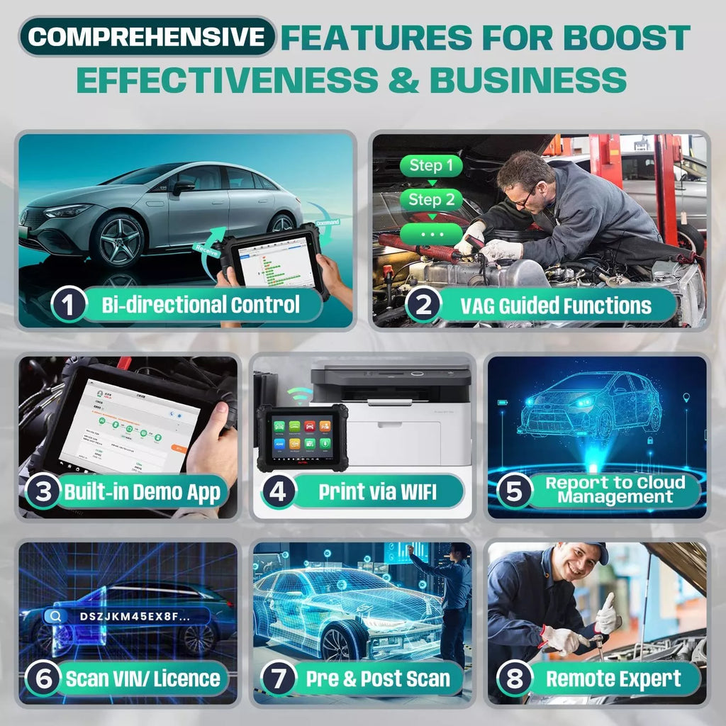 2025 Autel MaxiSYS MS909EV EV Diagnostic Scanner w/ EVDiag Box, ECU Coding, 40+ Services