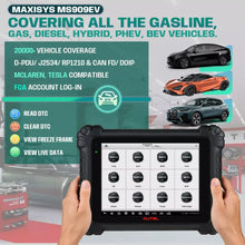 Load image into Gallery viewer, 2025 Autel MaxiSYS MS909EV EV Diagnostic Scanner w/ EVDiag Box, ECU Coding, 40+ Services
