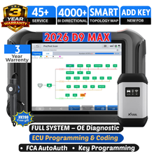 Load image into Gallery viewer, XTOOL D9 MAX Bluetooth Car Diagnostic Full System Scanner OE Level ECU Coding