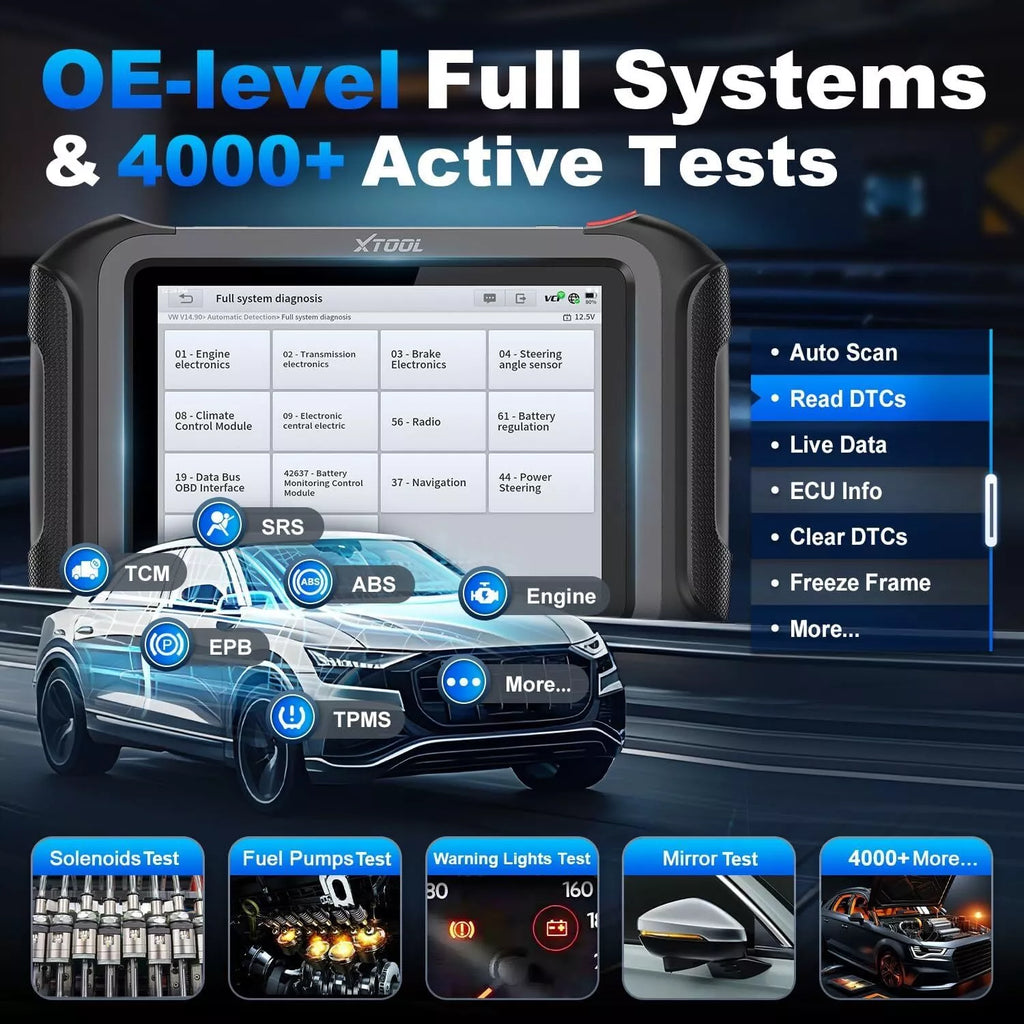 XTOOL D9S PRO ECU Coding And Programming OBD2 Scanner FCA AutoAuth DoIP/CAN FD
