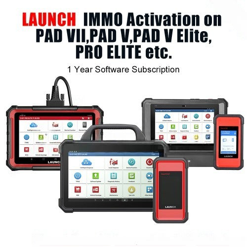 One Year Update Service for Launch X431 IMMO Activation PAD VII PAD V PRO5