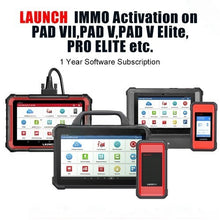 Load image into Gallery viewer, One Year Update Service for Launch X431 IMMO Activation PAD VII PAD V PRO5