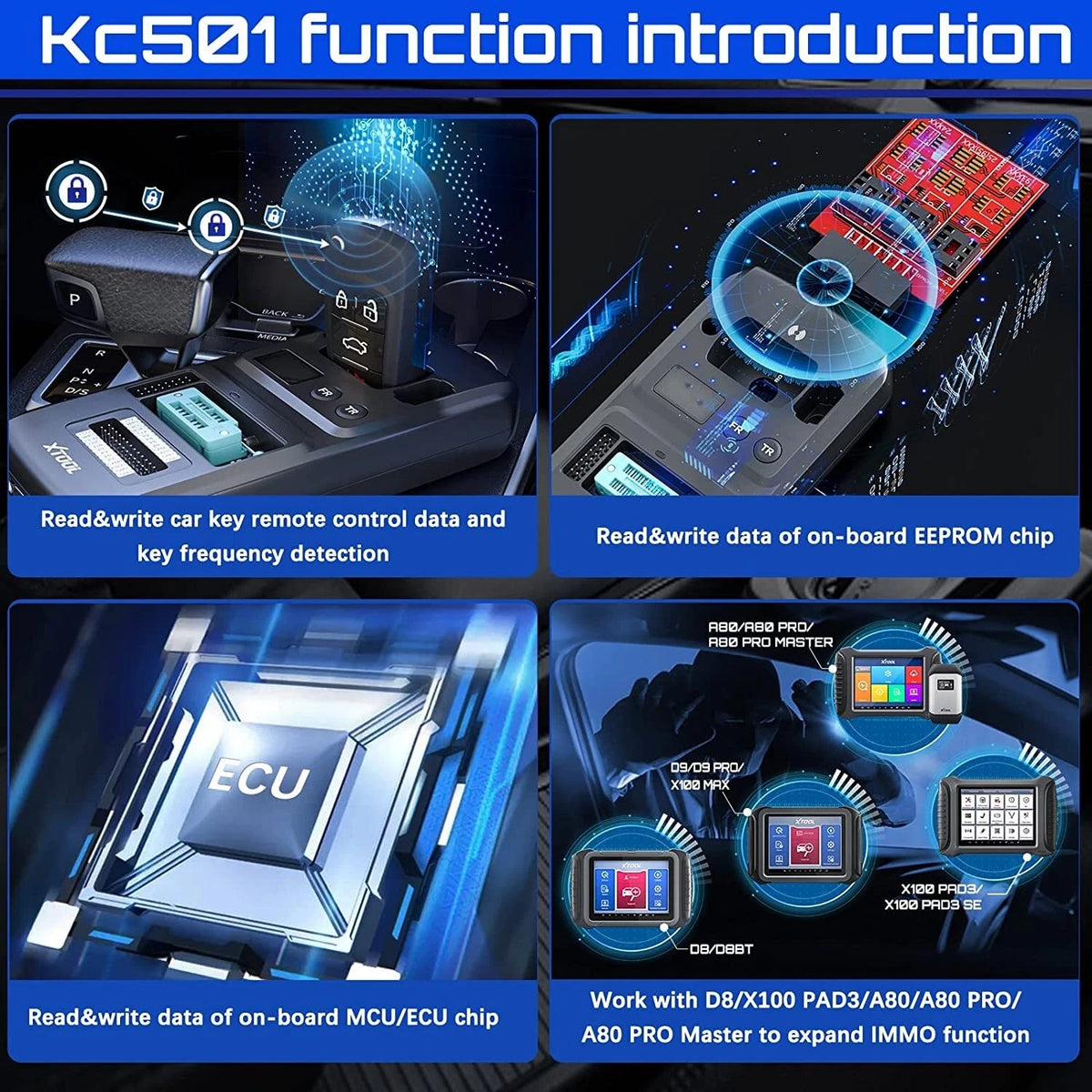 XTOOL D9S PRO ECU Coding And Programming OBD2 Scanner FCA AutoAuth DoIP/CAN FD