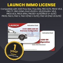 Load image into Gallery viewer, One Year Update Service for Launch X431 IMMO Activation PAD VII PAD V PRO5