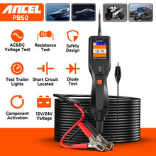 Load image into Gallery viewer, ANCEL PB50 12V/24V Power Probe Automotive Circuit Tester Electrical Diagnostic