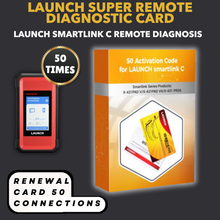 Load image into Gallery viewer, 50 Times LAUNCH SmartLink C Super Remote Activation for X431 PAD V/VII PRO5
