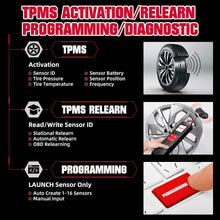 Load image into Gallery viewer, LAUNCH X431 TSGUN TPMS Tools Obd2 Scanner Car Tire Pressure Inspection Tool TPMS