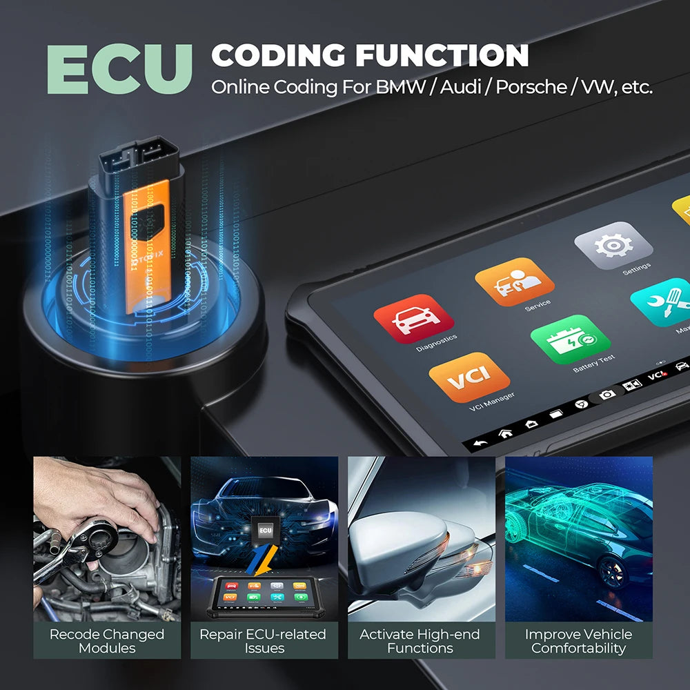 OTOFIX D1 Max2 Bi-Directional OBD2 Diagnostic Scanner ECU Coding 40+ Service