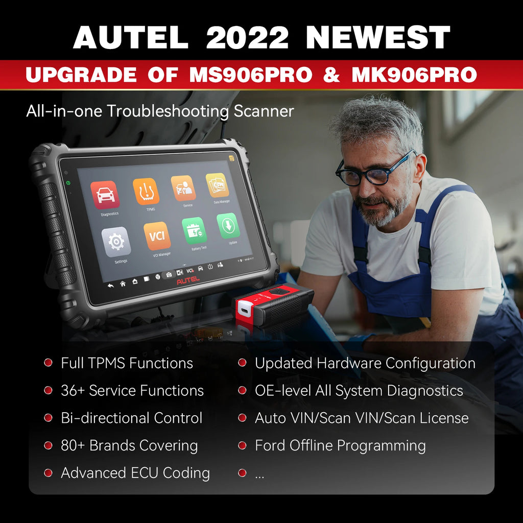 Autel MaxiCOM MK906 Pro2-TS Diagnostic Scan Tool with TPMS