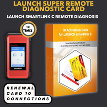 Load image into Gallery viewer, 10 Times LAUNCH SmartLink C Super Remote Activation License X431 PAD V/VII PRO5